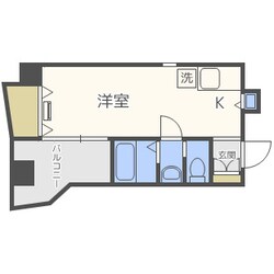 エルミタージュ難波南Iの物件間取画像